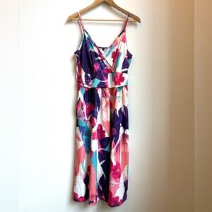 Floral Maxi Dress with Spaghetti Straps